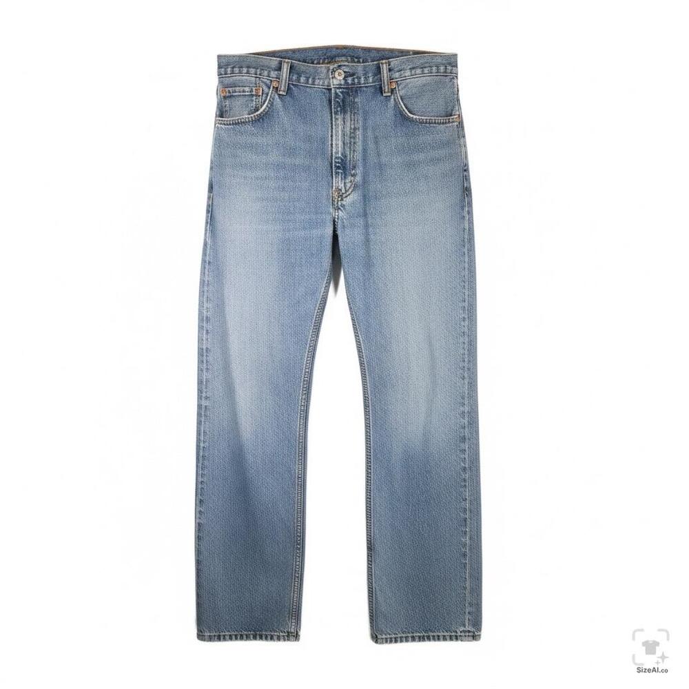 Levis 559 Jeans Mens 40x32 Blue Light Wash Denim Relaxed Straight Leg Zip Fly